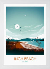 Co Kerry - Inch Beach-One Size Only - See "Additional Information" Below-Flat White Frame