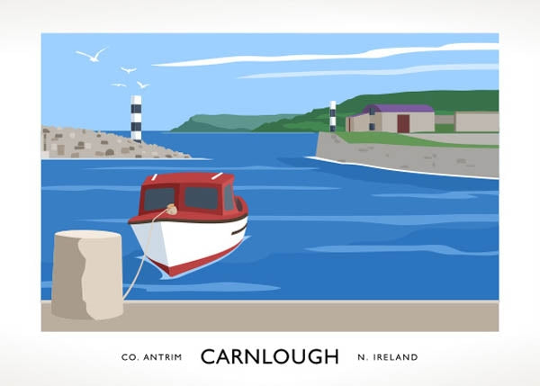 Co Antrim - Carnlough Unframed 40x30