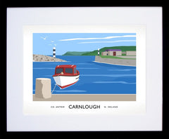 Co Antrim - Carnlough Frame Black 40x30 withmount