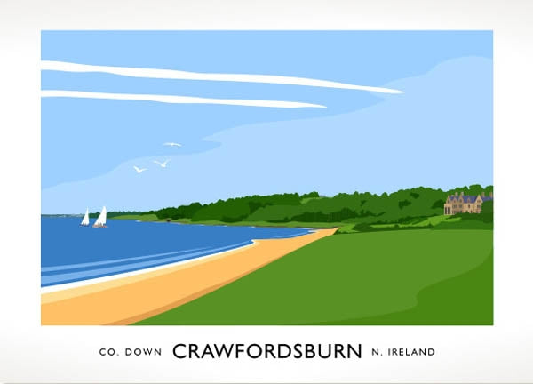 Co Down - Crawfordsburn Unframed 40x30