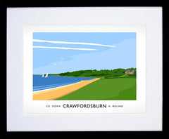 Co Down - Crawfordsburn Frame Black 40x30 With Mount