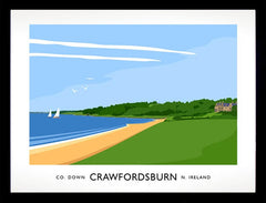 Co Down - Crawfordsburn Frame Black 40x30  No Mount