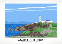 Co Donegal - Fanad Lighthouse Unframed 40x30