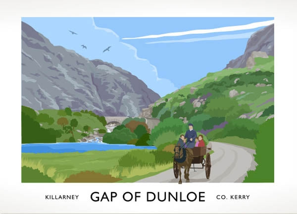 Co Kerry - Gap of Dunloe Unframed 40x30