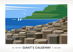 Co Antrim - Giant's Causeway Unframed 40x30