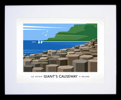 Co Antrim - Giant's Causeway Frame Black 40x30_withmount