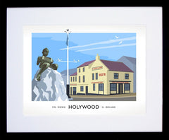 Co Down - Holywood  Frame Black 40x30 With Mount