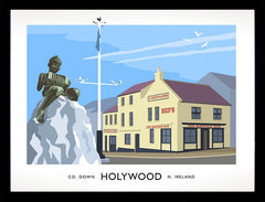 Co Down - Holywood  Frame Black 40x30 No Mount