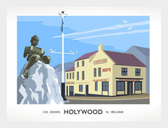 Co Down - Holywood  Frame White 40x30 No Mount