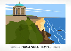 Co Derry - Mussenden Temple Unframed 40x30