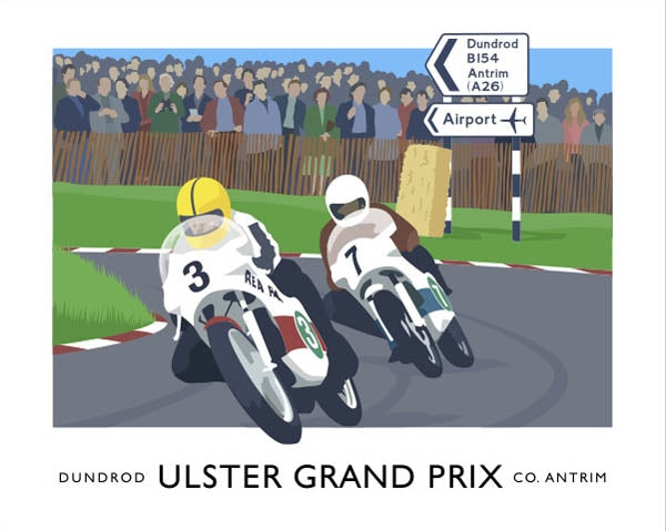 Sport - Ulster Grand Prix Dundrod Unframed 40x30