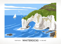 Co Antrim - Whiterocks Portrush Unframed 40x30