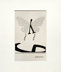 Postcard - James Joyce - Unframed