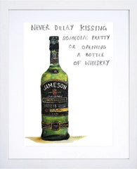 Drinks Whiskey - Jameson White Frame