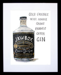 Drinks Gin - Jawbox Frame Black