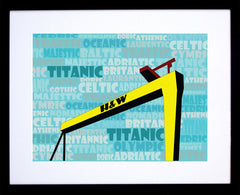 Harland And Wolff Cranes Frame Black