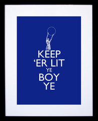 Keep Er Lit Ye Boy Ye Frame Black