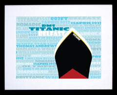 RMS Titanic Frame Black