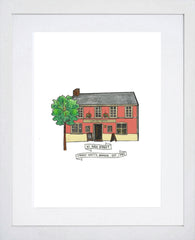 Pubs - Jenny Watts White Frame