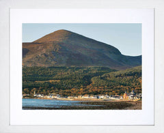 Co Down - Slieve Donnard and Newcastle Frame White 