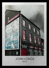 Belfast - John Longs-50 x 70-Black Box Frame