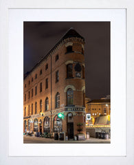 Belfast - Bittles Bar White Frame