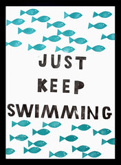 Original - Just Keeping Swimming Black Frame