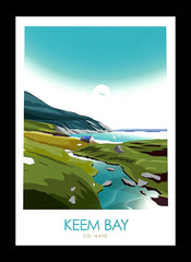 Co Mayo - Keem Bay Black Frame