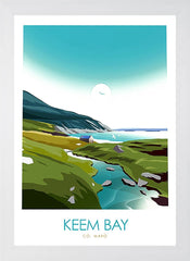 Co Mayo - Keem Bay Achill Island White Frame