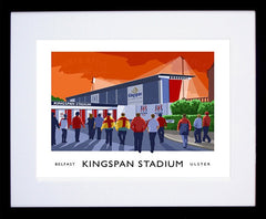 Belfast - Kingspan Stadium-40 x 30-Black Box Frame (With Mount)