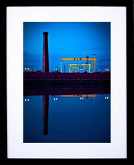 Lagan Reflection, Belfast Black Frame