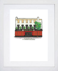 Pubs - Laverys White Frame