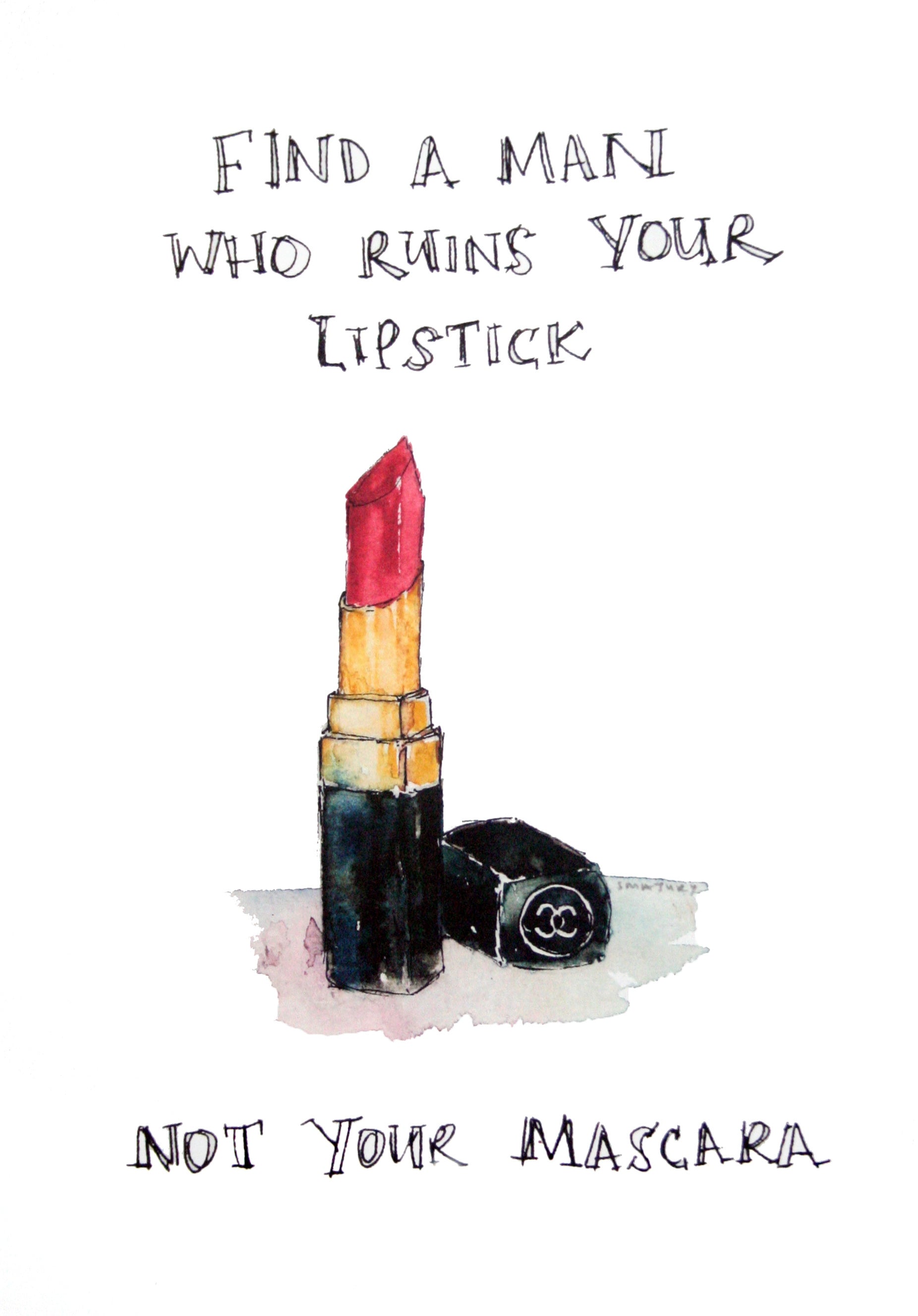 Drinks Other - Lipstick Unframed