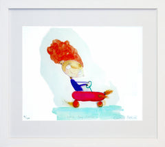 Little Boy Racer White Frame