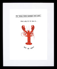 Northern Irish - Lobster Black Frame