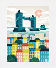 London Tower Bridge Unframed 18x25