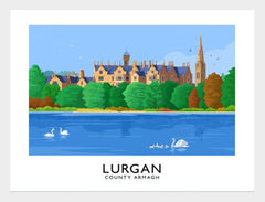 Co Armagh - Lurgan-40 x 30-White Box Frame (No Mount)