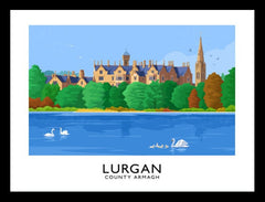 Co Armagh - Lurgan-40 x 30-Black Box Frame (No Mount)