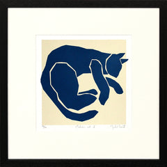 Matisse's Cat 2 Black Frame