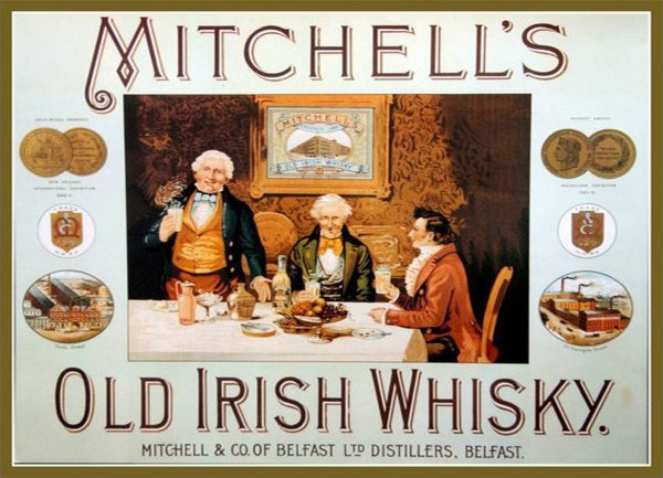 Mitchell's Old Irish Whisky Belfast Unframed