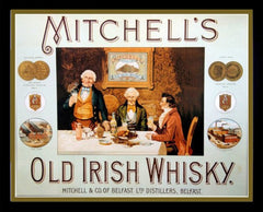 Mitchell's Old Irish Whisky Belfast Framed