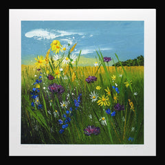 Original - Mixed Meadow 2 - Black Box Frame (No Mount)