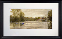 Belfast - Morning Light Belfast Boat Club Frame Black Moulded 71X45