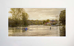 Belfast - Morning Light Belfast Boat Club Unframed 71x45