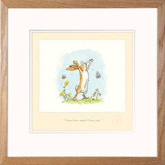 Print - Guess How Much I Love You AJ9354 Oak Frame