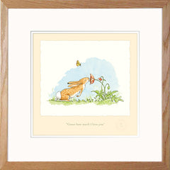 Print - Guess How Much I Love You AJ9356 Oak Frame