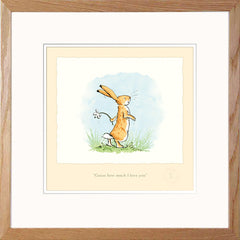 Print - Guess How Much I Love You AJ9352 Oak Frame