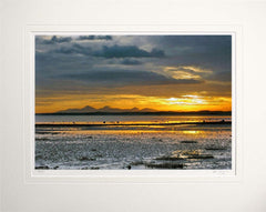 Co Down - Mourne Sunset from Greyabbey Unframed 60x47.5