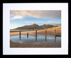 Mournes From Newcastle Black Frame