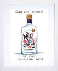 Drinks Gin - Muff White Frame